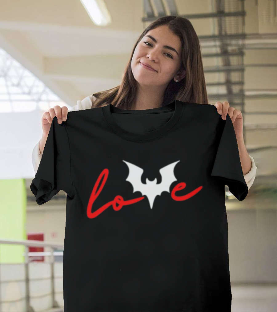 VyroniQ Love Bat Winged Heart T-Shirt