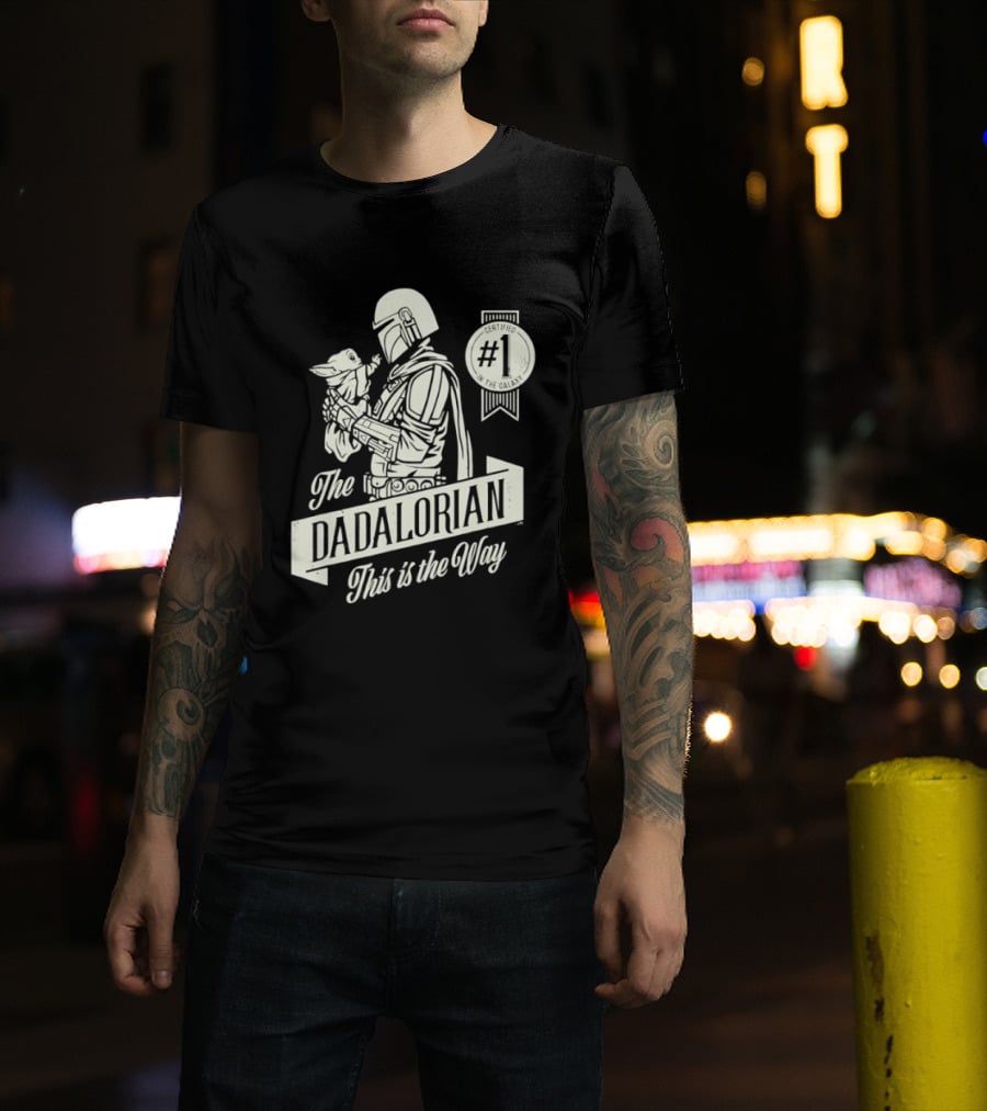 The Dadalorian Yoda Mandalorian Star Wars This Is The Way #1 T-Shirt