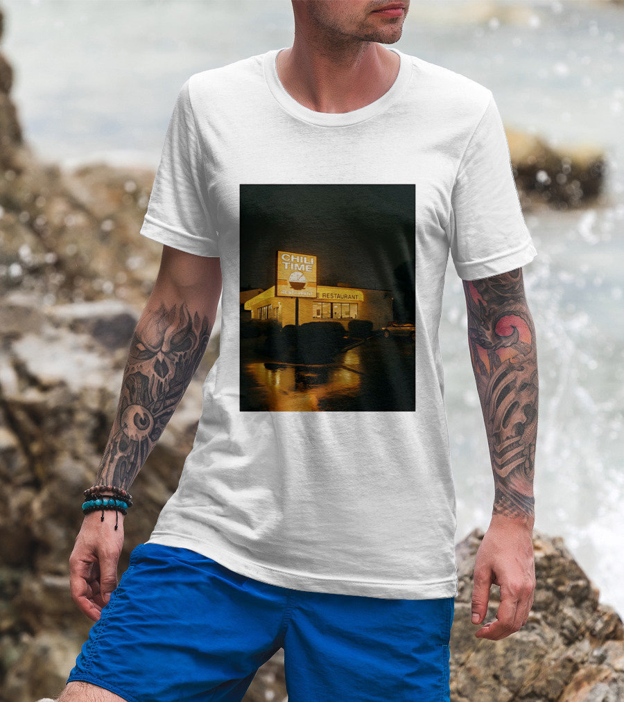 CHILI TIME Night Vibes Restaurant St Bernard Recreation Department T-Shirt