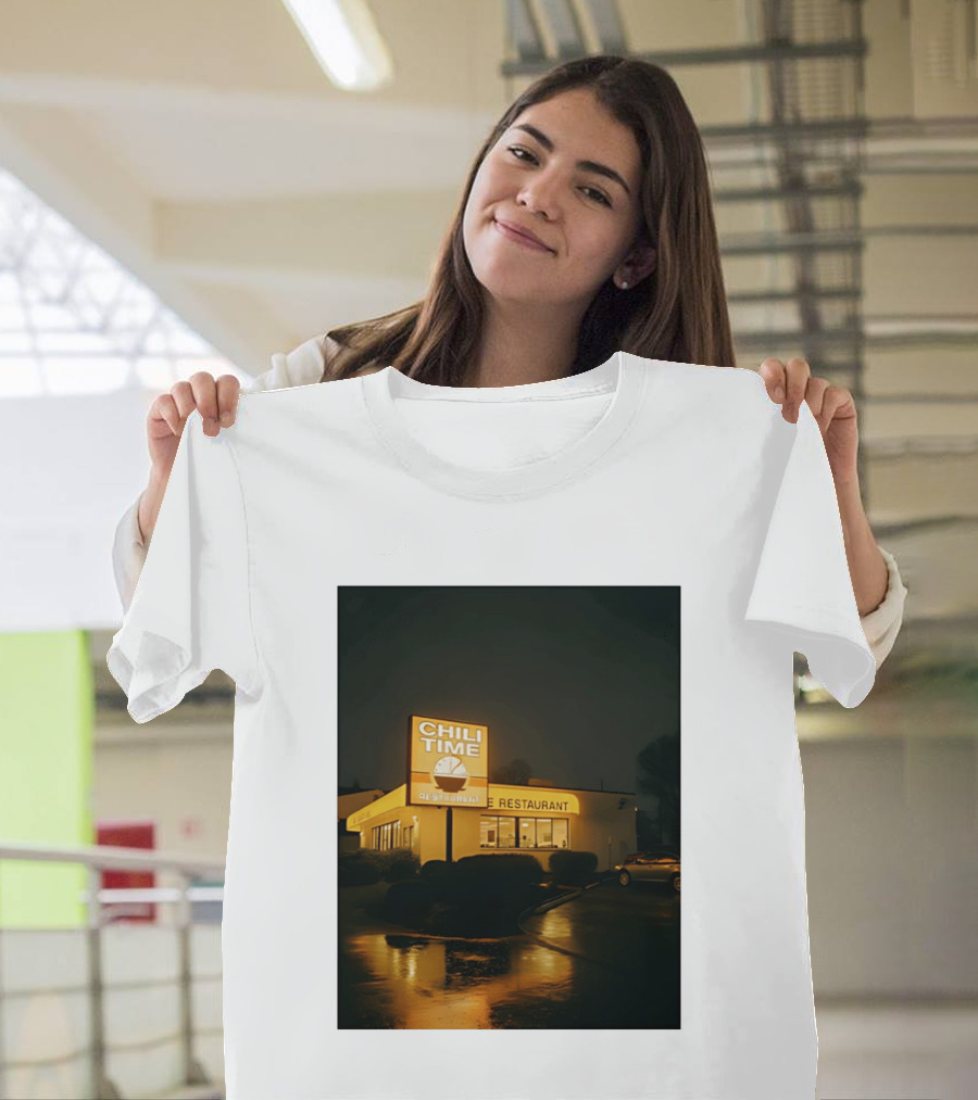 CHILI TIME Night Vibes Restaurant St Bernard Recreation Department T-Shirt