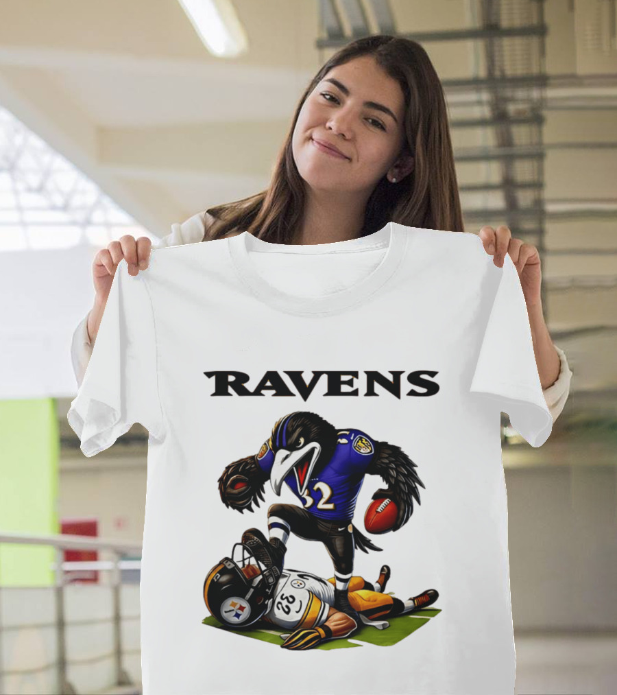 Ravens vs Steelers Rivalry Intensity Football Battle T-Shirt