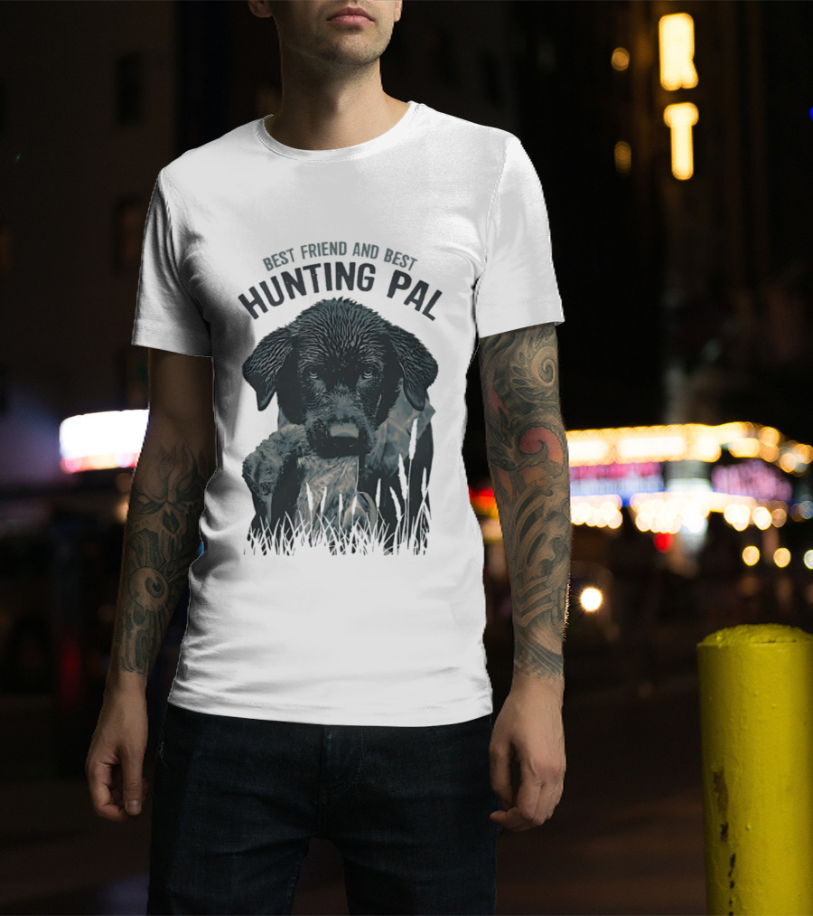 Best Friend And Best Hunting Pal Dog Retriever T-Shirt