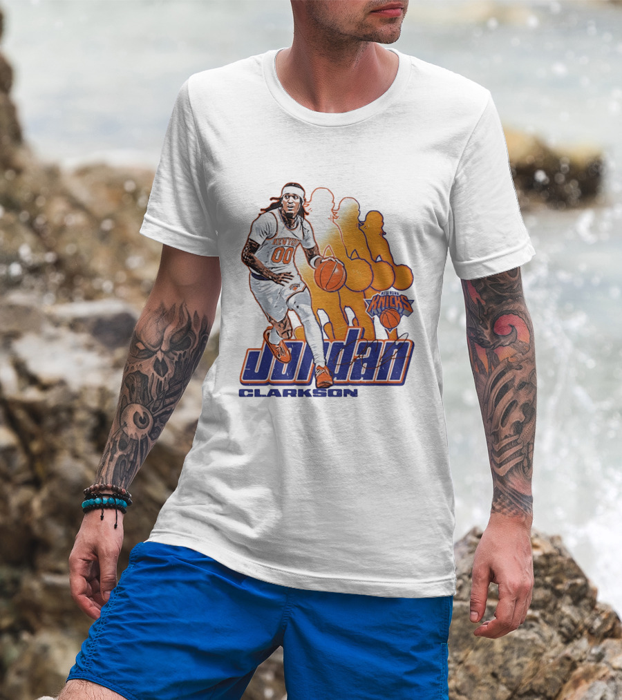 Jordan Clarkson New York Knicks Basketball Sports T-Shirt