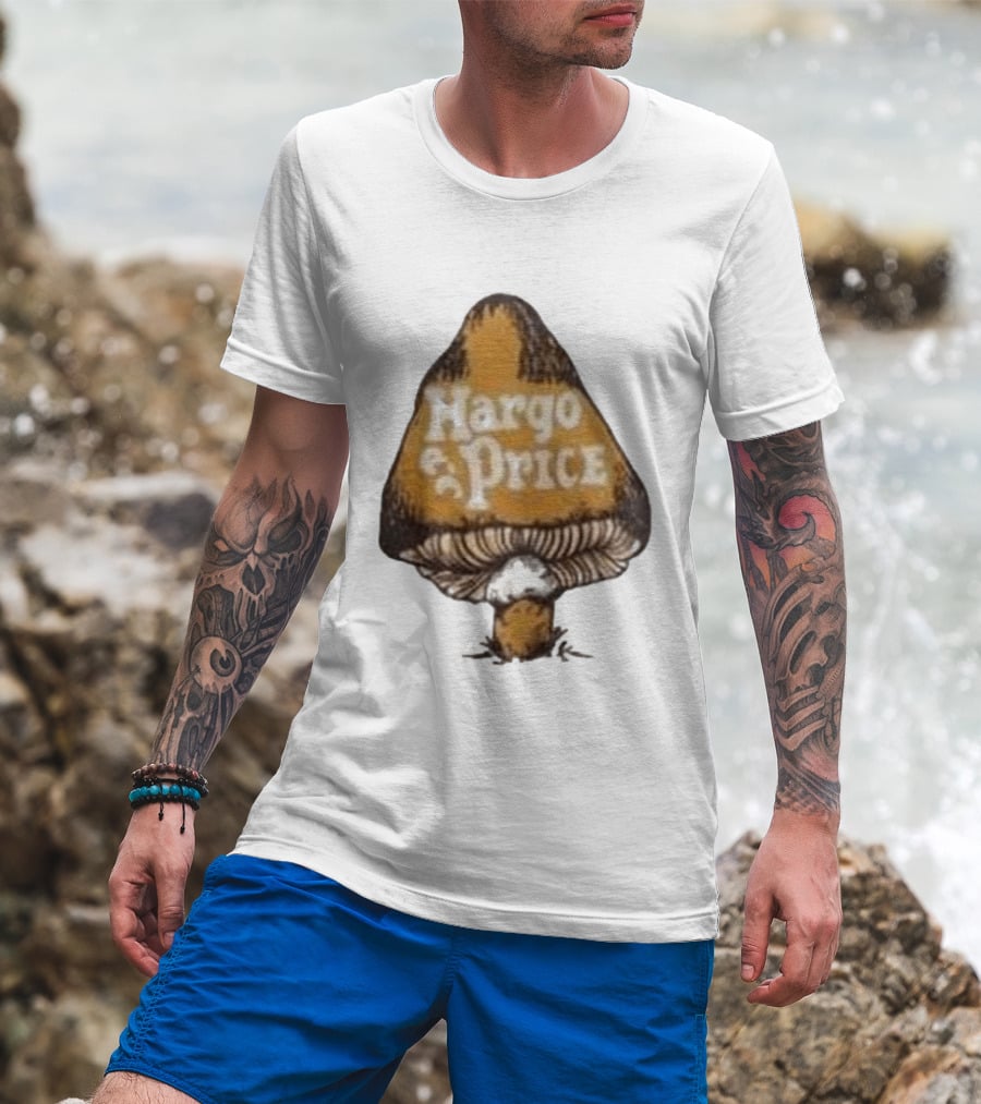 Margo Price Sean Thompson's Weird Ears Wild At Heart Tour 2026 February 17 Mushroom T-Shirt