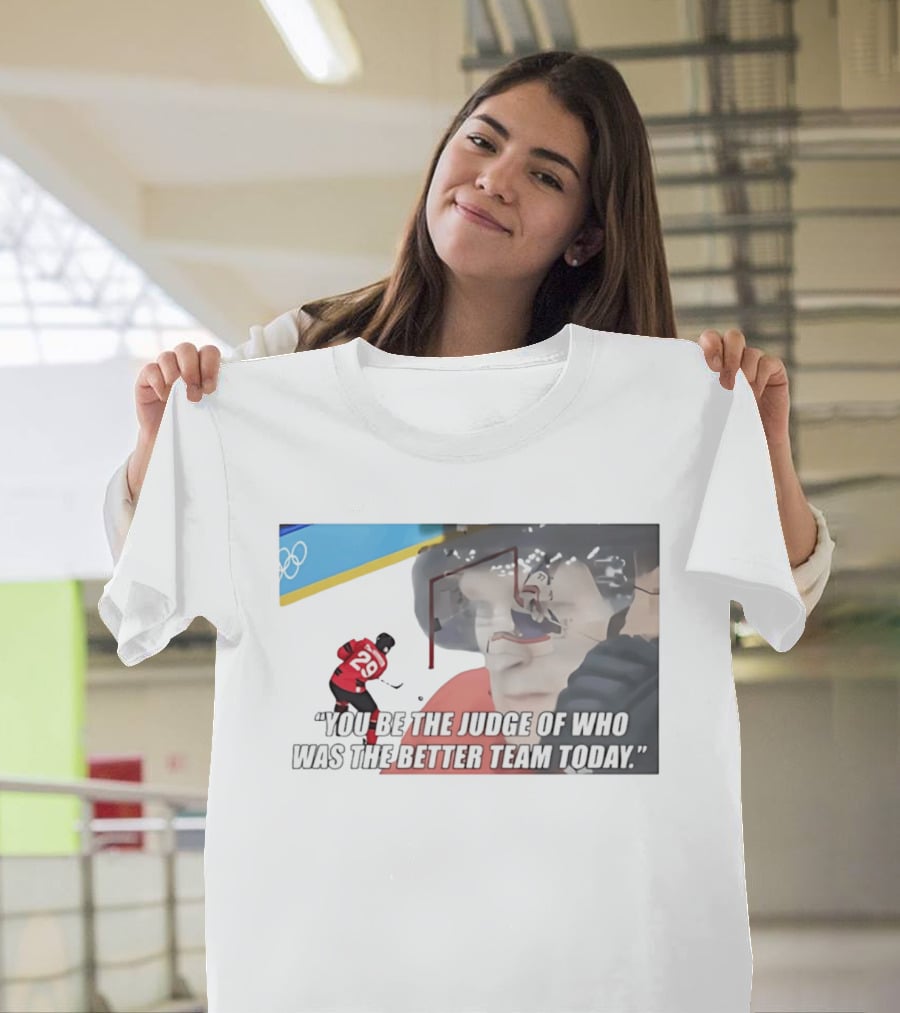 Nathan MacKinnon 29 You Be The Judge Of Who Was The Better Team Today T-Shirt