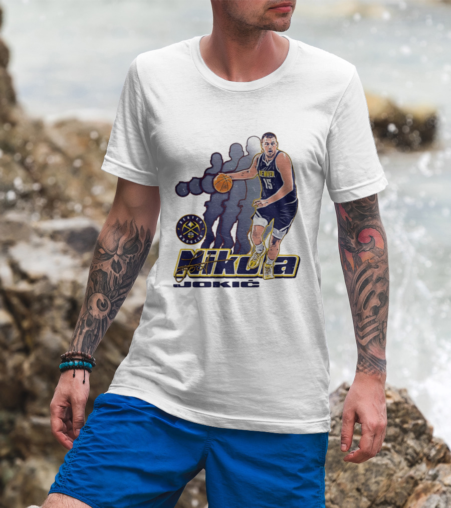 Denver Nuggets Nikola Jokic Basketball Player 15 T-Shirt