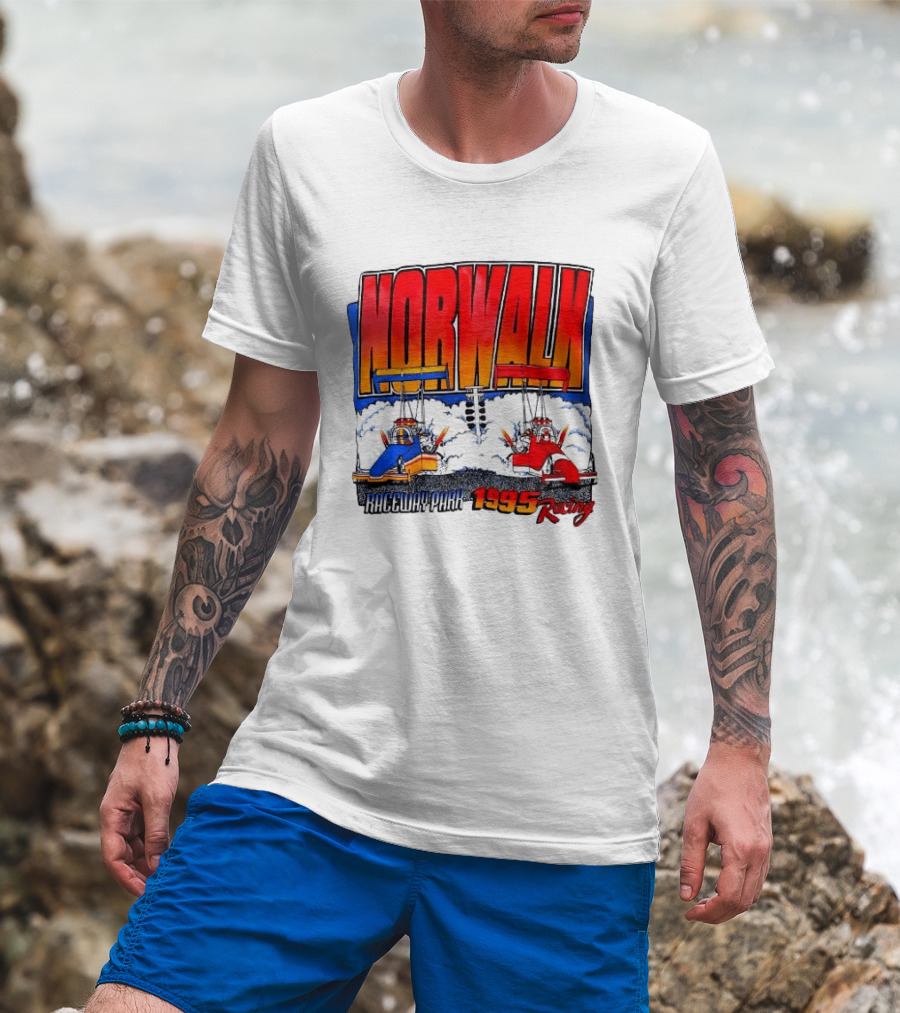 Norwalk Raceway Park 1995 Racing Dragsters Vintage Racing T-Shirt