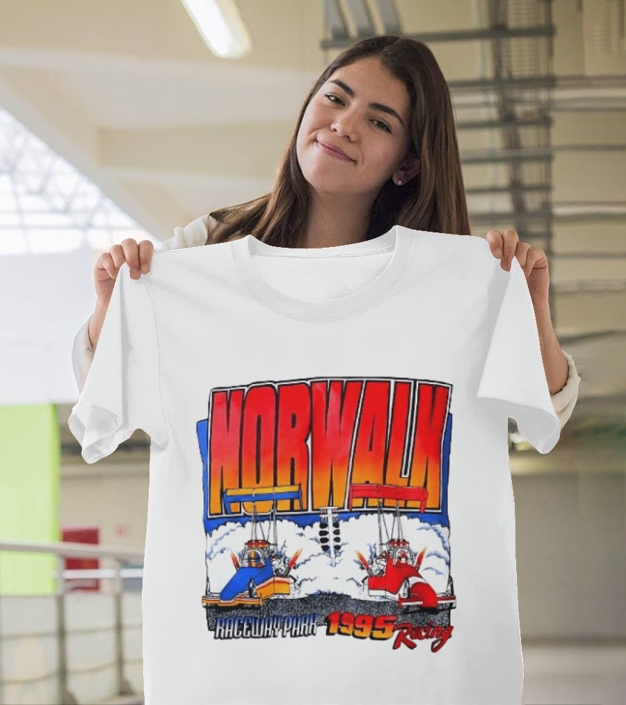 Norwalk Raceway Park 1995 Racing Dragsters Vintage Racing T-Shirt