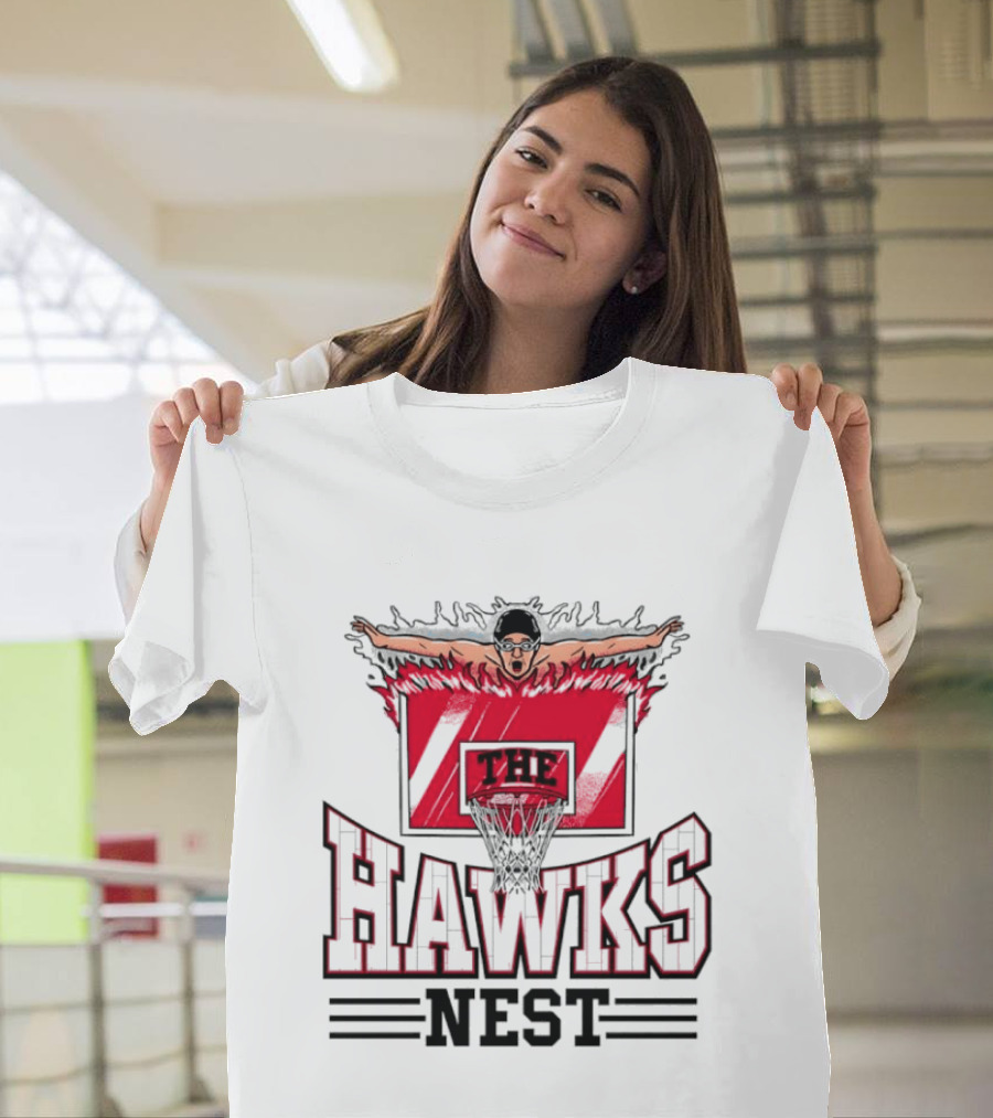 The Hawks Nest Basketball Swimming Combo T-Shirt