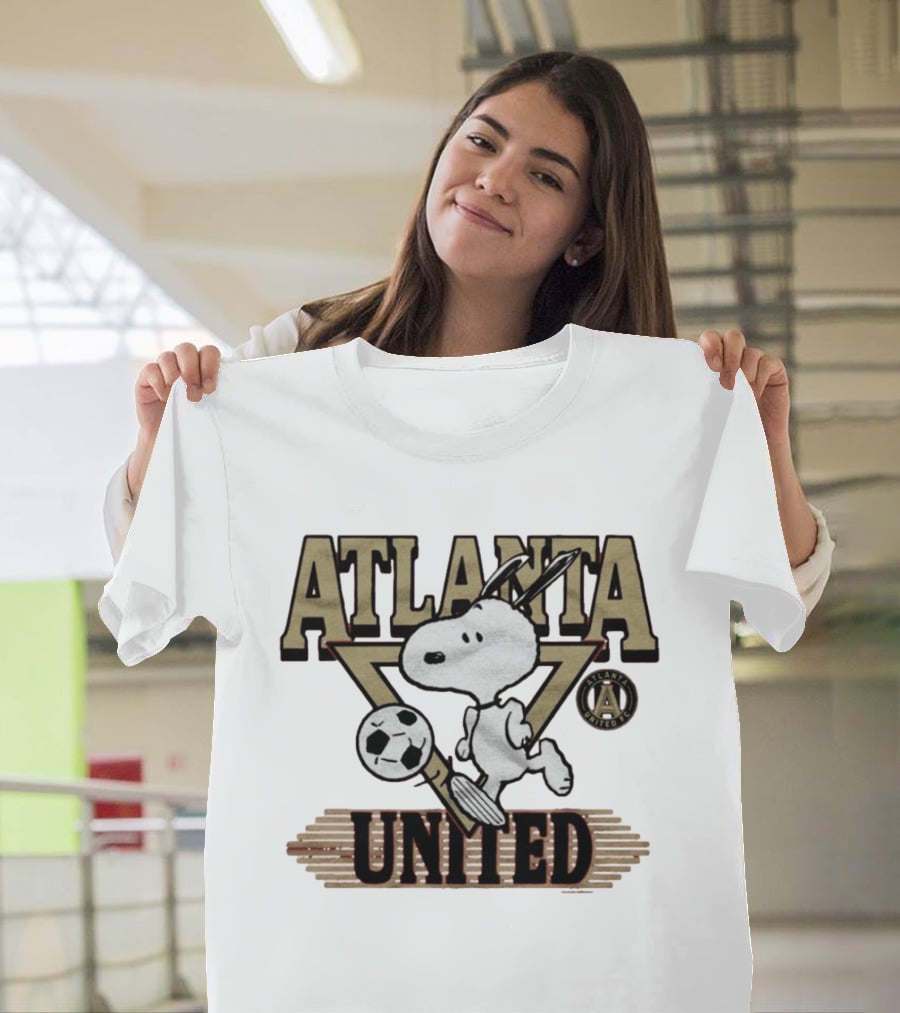 Atlanta United Snoopy Soccer Collaboration T-Shirt