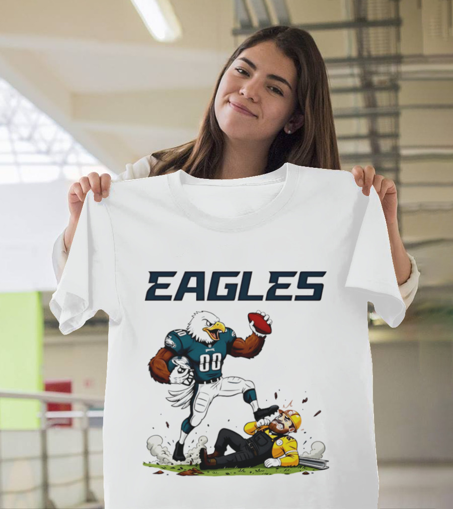 Philadelphia Eagles Vs Pittsburgh Steelers Rivalry Beat Steelers T-Shirt