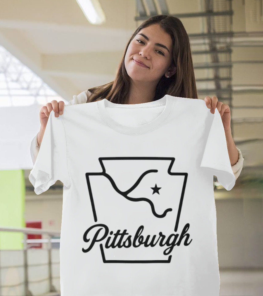 Pittsburgh Keystone Rivers Icon With Star T-Shirt