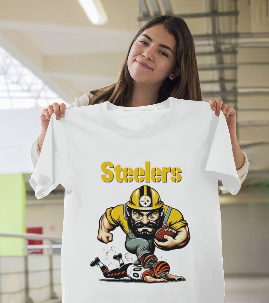 Steelers Dominate Bengals Rivalry Tough Football Showdown T-Shirt