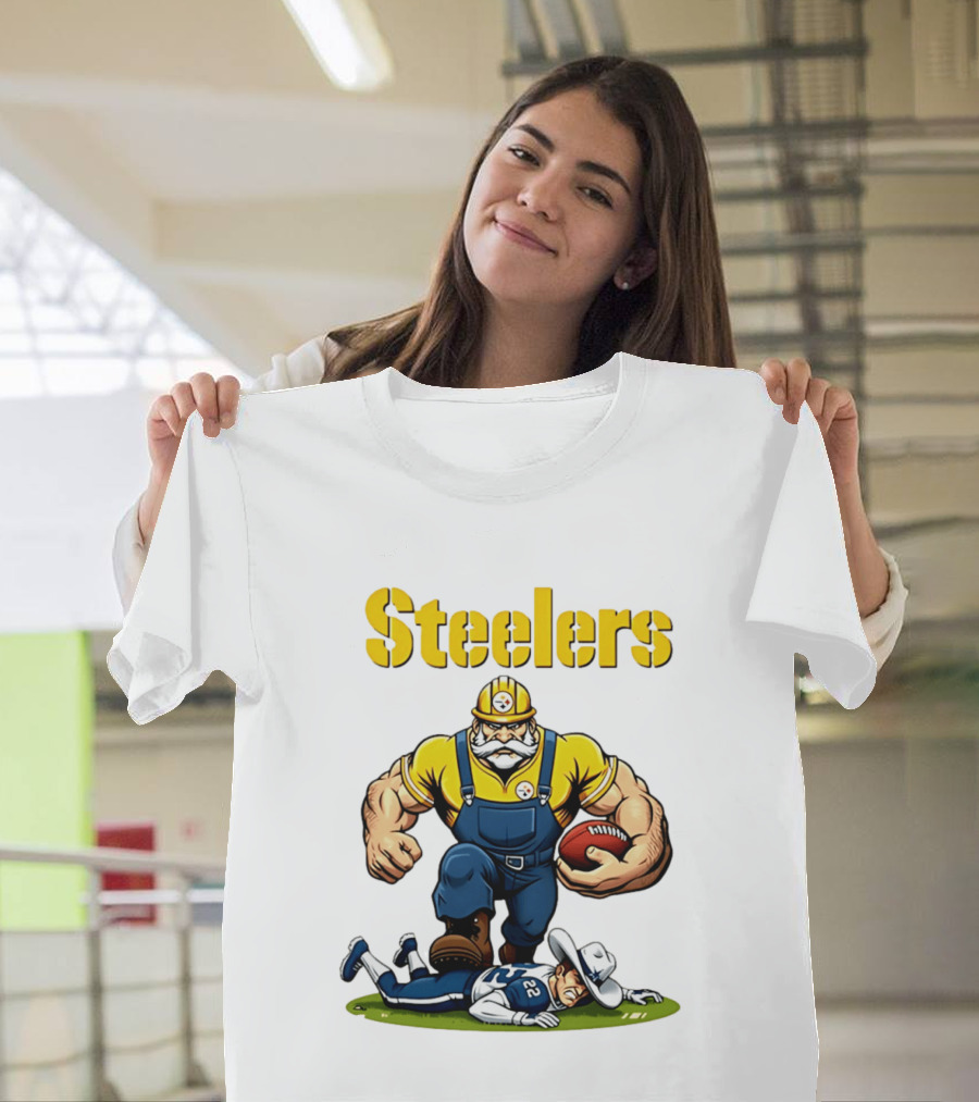 Pittsburgh Steelers Vs Dallas Cowboys Rivalries Football Cartoon T-Shirt