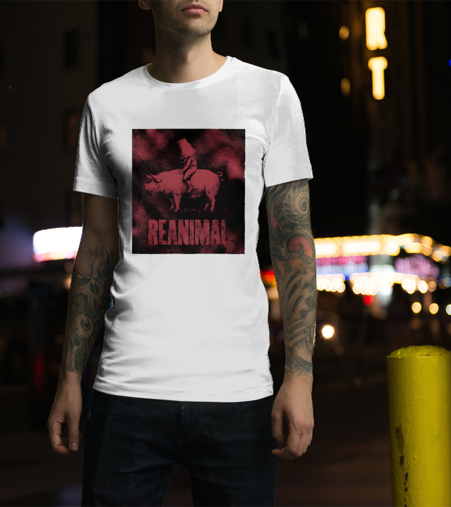 Reanimal Bucket Pig Rider Red T-Shirt
