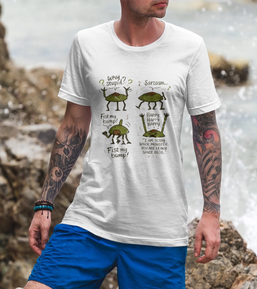 Why Stupid Sarcasm Rocky Project Hail Mary Meme Fist My Bump Happy Happy Happy T-Shirt