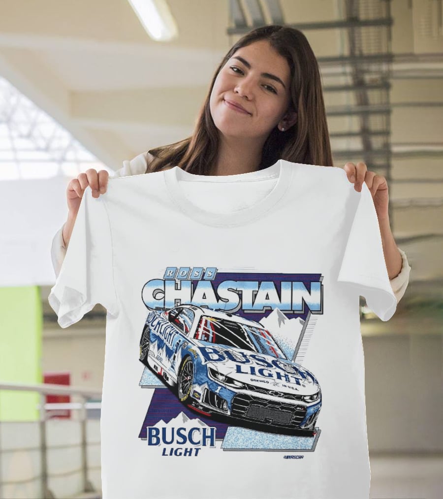 Ross Chastain Busch Light NASCAR Racing Car T-Shirt