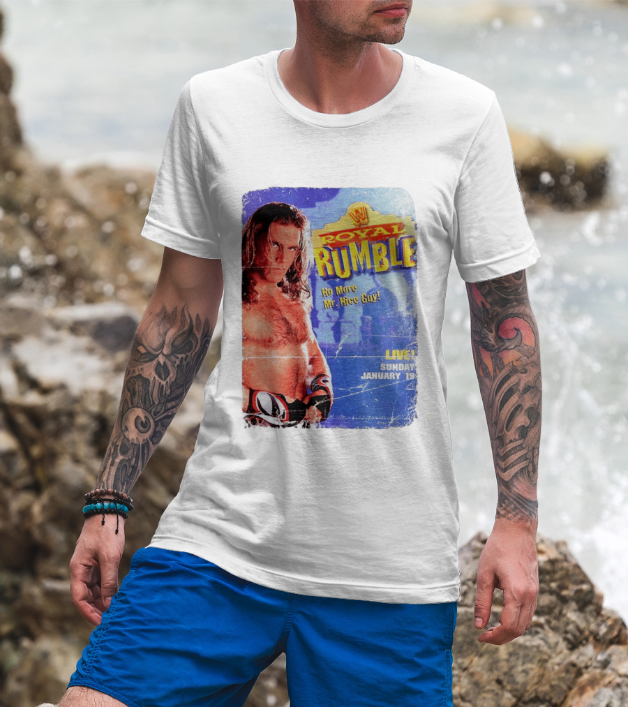 WWF Royal Rumble 1996 No More Mr. Nice Guy Live Sunday January 19 T-Shirt