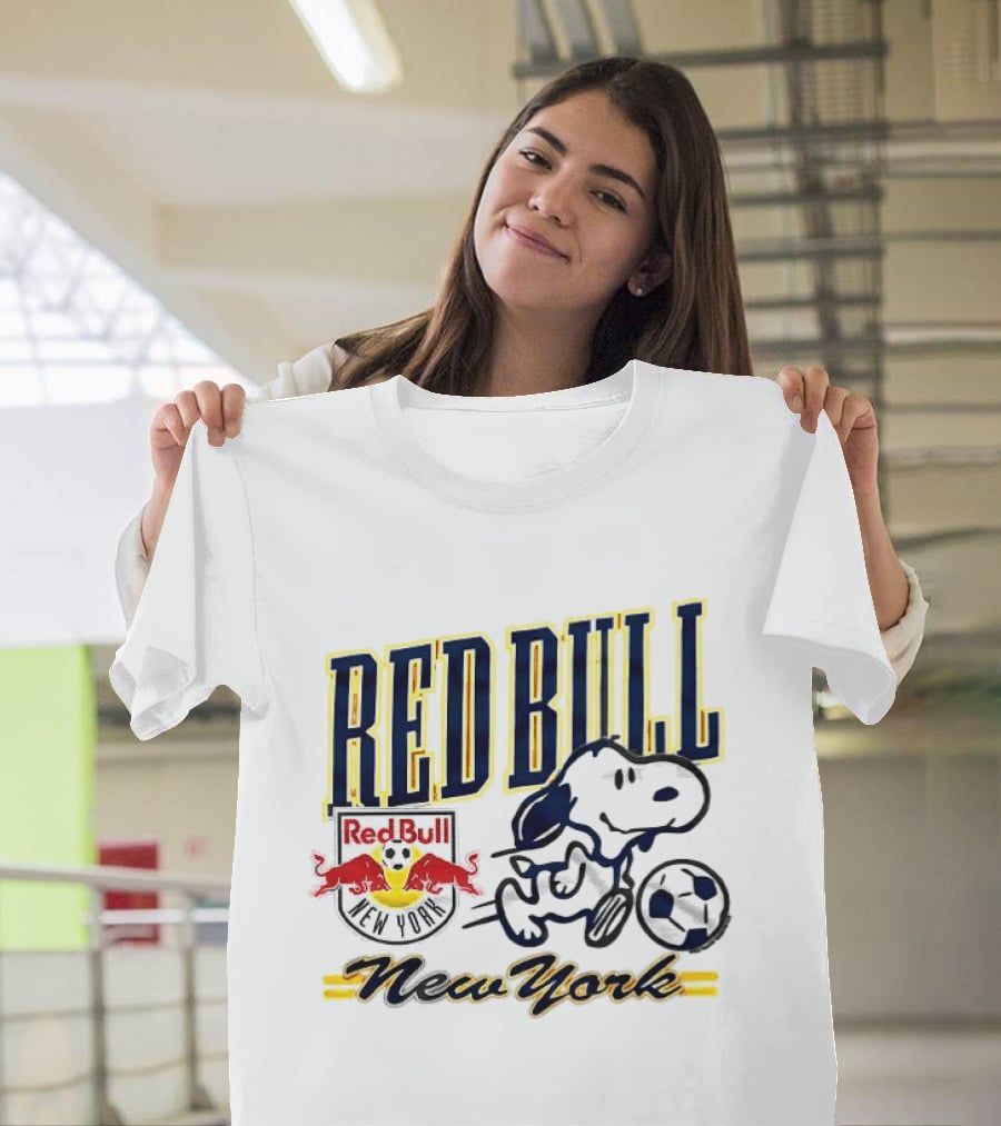 Red Bull New York Snoopy Peanuts Soccer T-Shirt