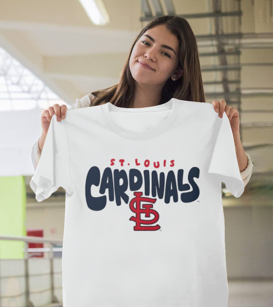 St Louis Cardinals Bubble Crew Neck STL T-Shirt