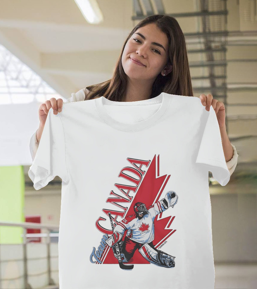 Team Canada Hockey Goalie Maple Leaf T-Shirt