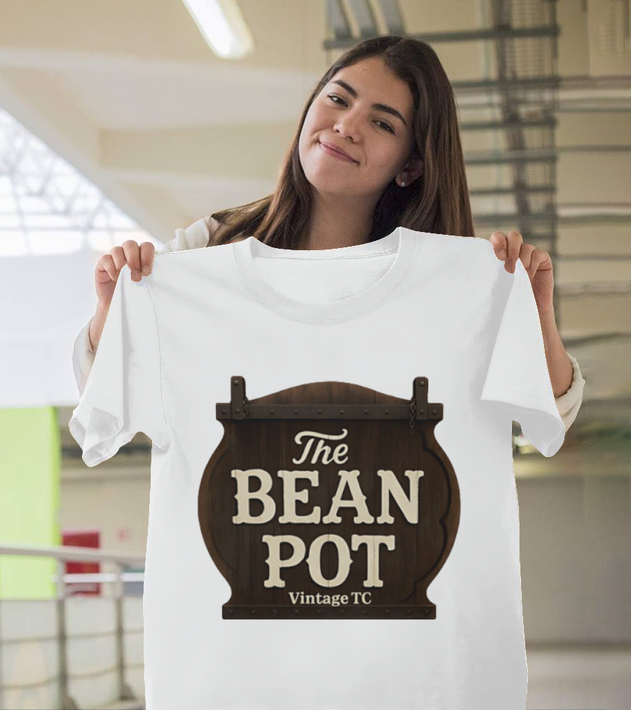 The Bean Pot Vintage TC Wood Sign T-Shirt