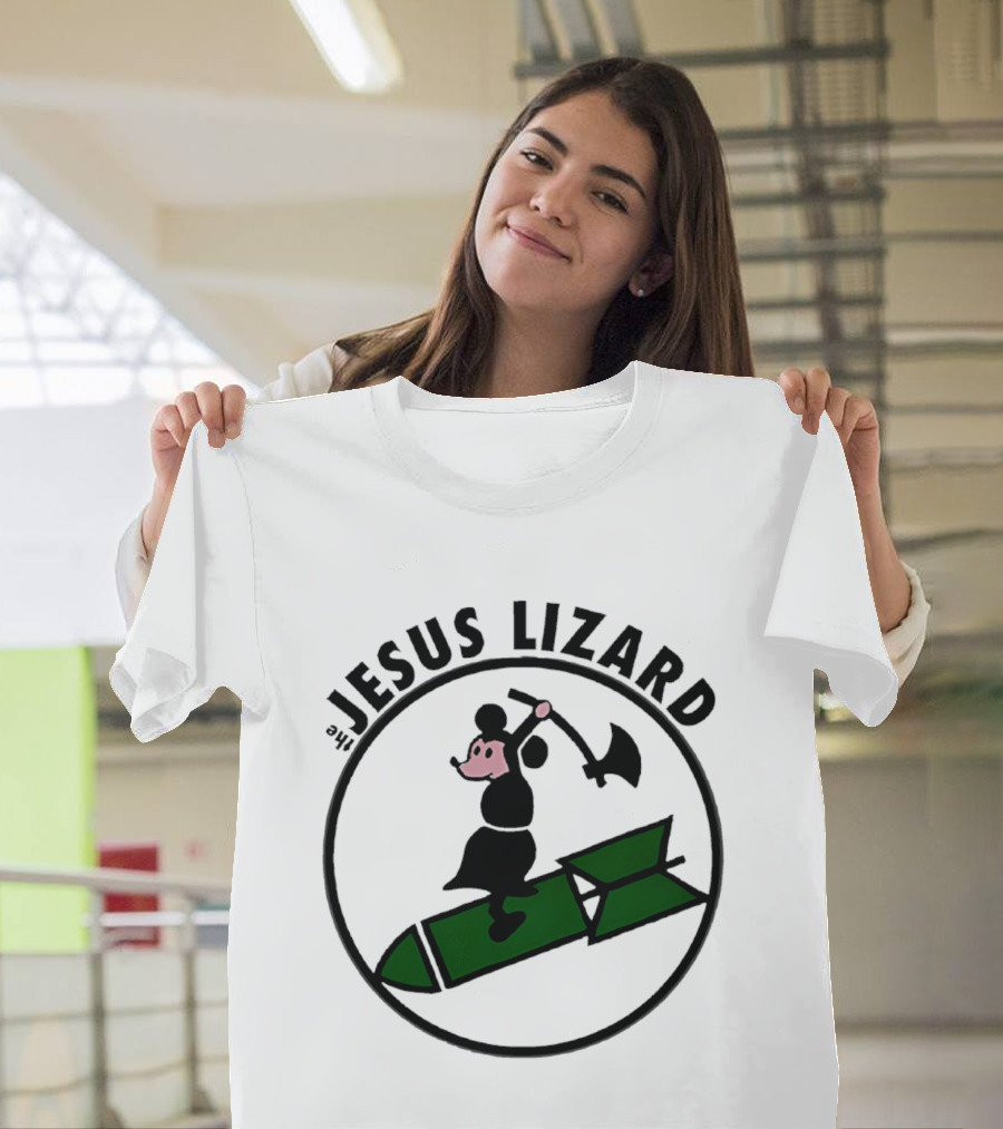 The Jesus Lizard Mouse Riding Bomb Punk Rock Music T-Shirt