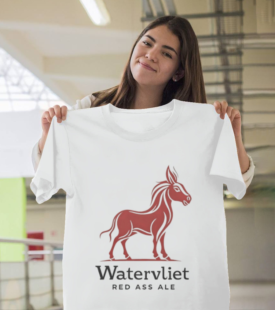 Watervliet Red Ass Ale Donkey T-Shirt