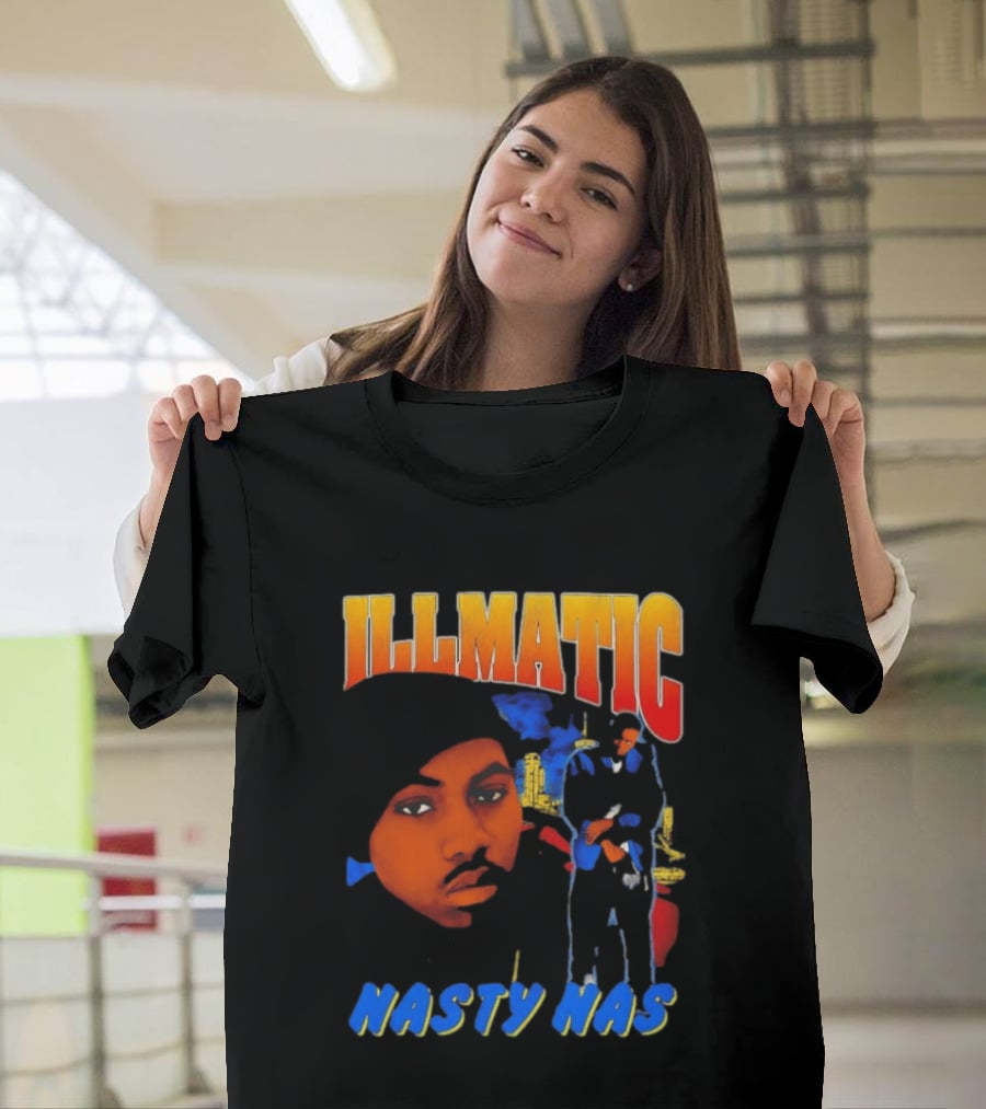 Nasty Nas Illmatic Urban Album Cover T-Shirt