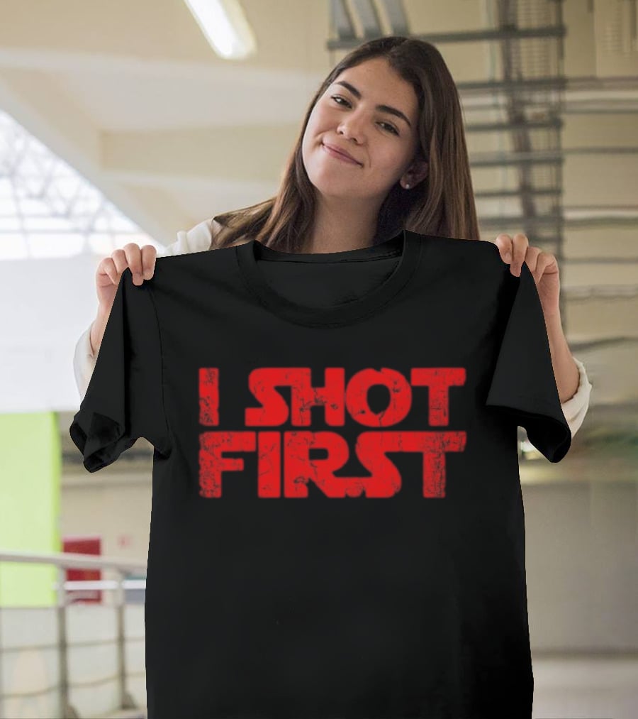 I Shot First Star Wars Iconic Red T-Shirt