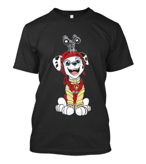 Marshall PAW Patrol Fire Dog Cartoon Adventure T-Shirt