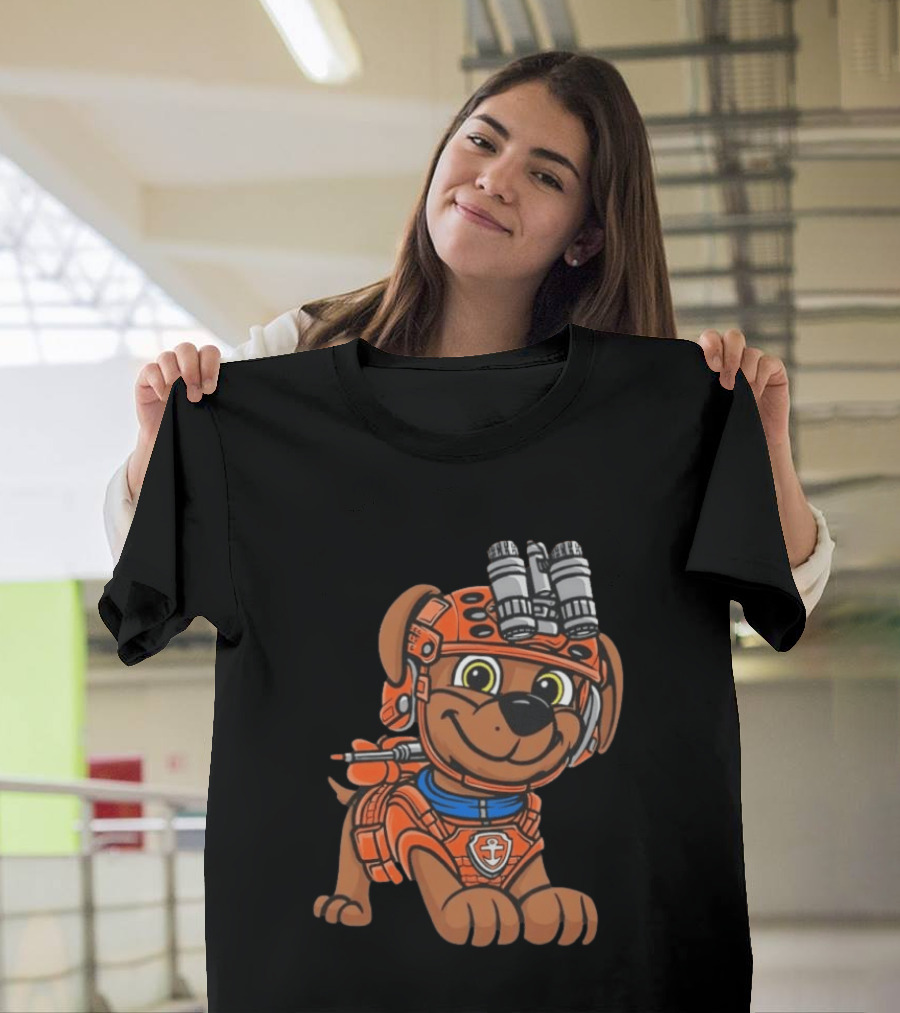Zuma PAW Patrol Water Rescue Pup With Anchor Emblem And Goggles T-Shirt