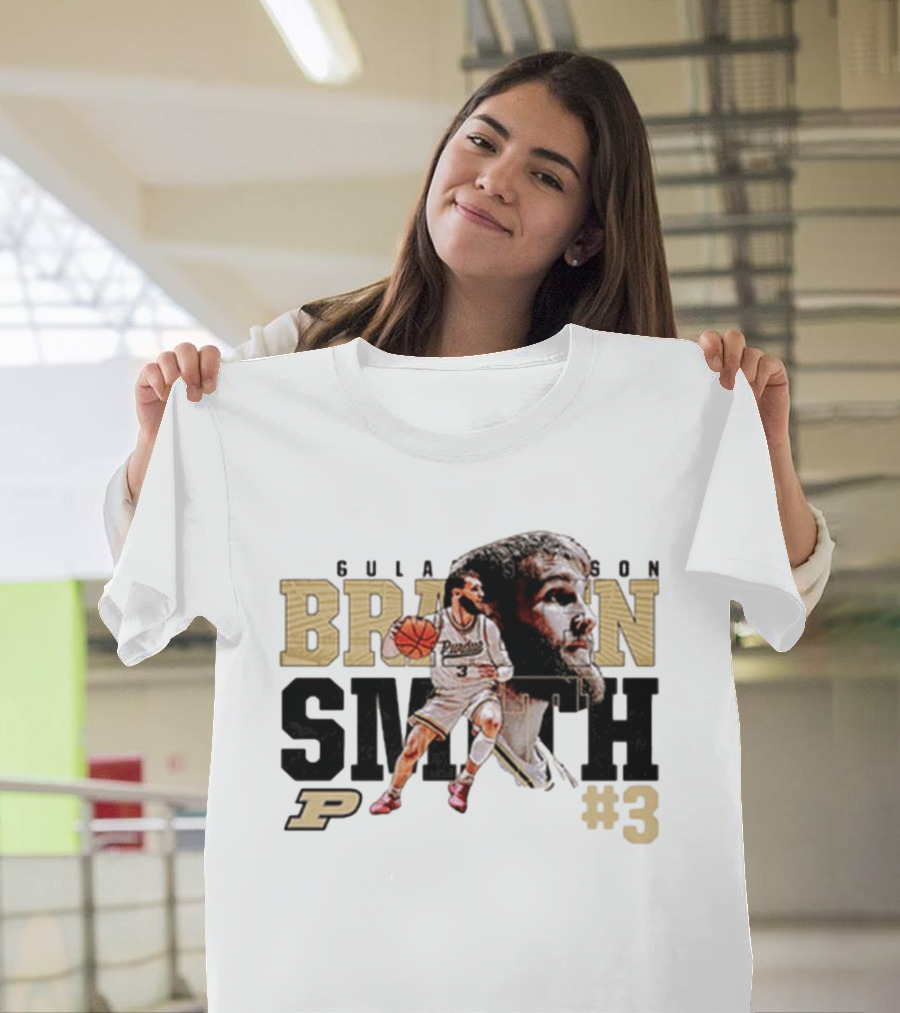 Braden Smith Purdue Boilermakers Basketball #3 Collage Cula Season T-Shirt