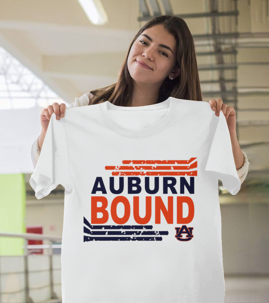 Auburn Bound Tigers AU Logo College Spirit T-Shirt