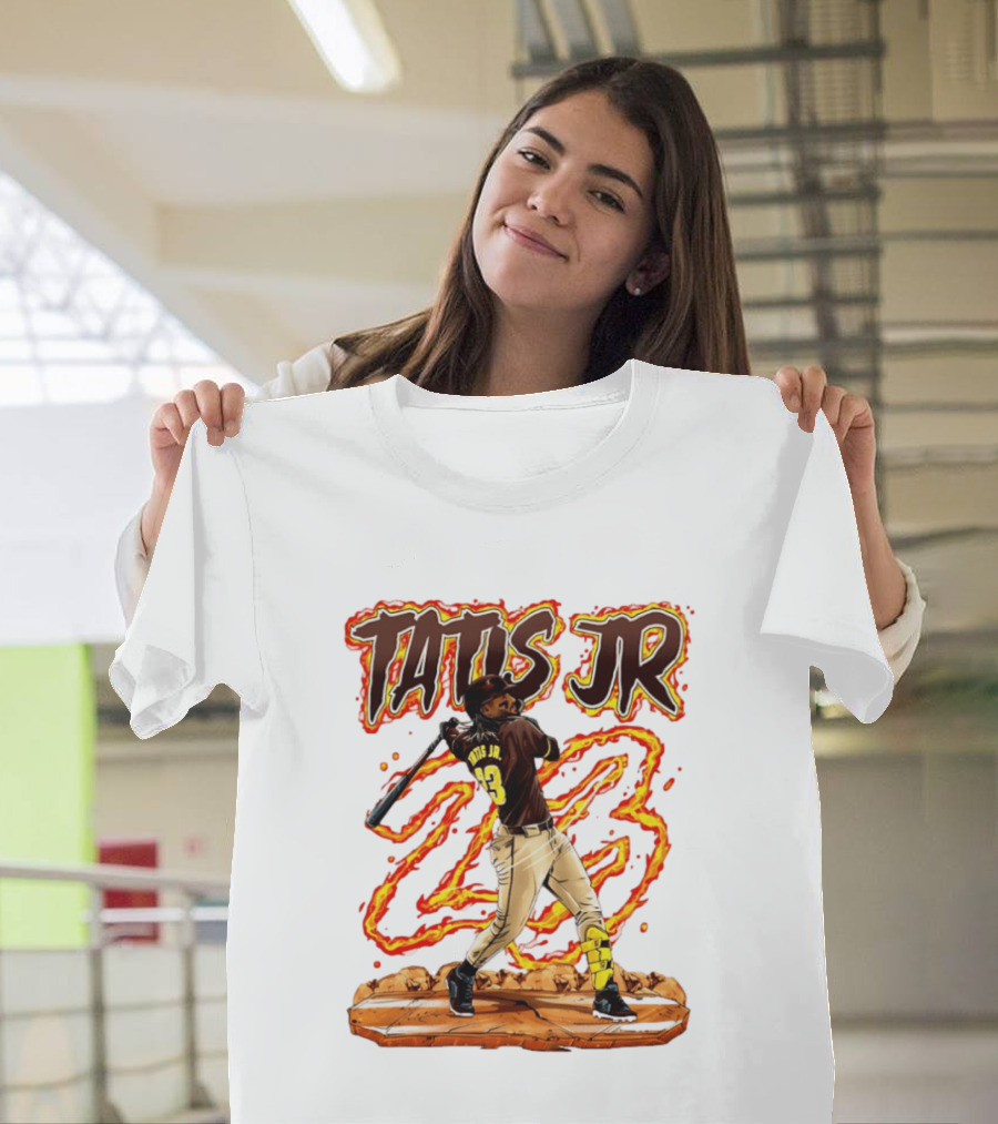 Tatis Jr 23 San Diego Padres Hand Drawn 2026 T-Shirt
