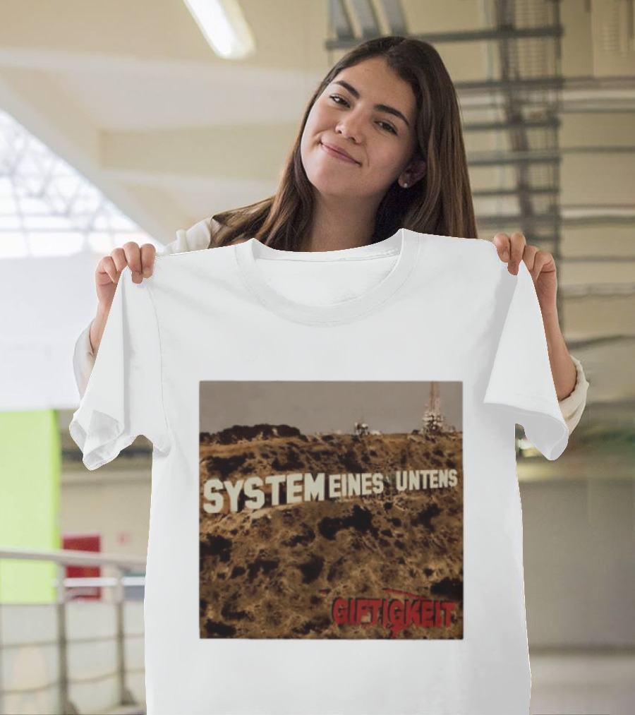 System Eines Untens Gifttigkeit Album Cover Hollywood Sign Spoof T-Shirt