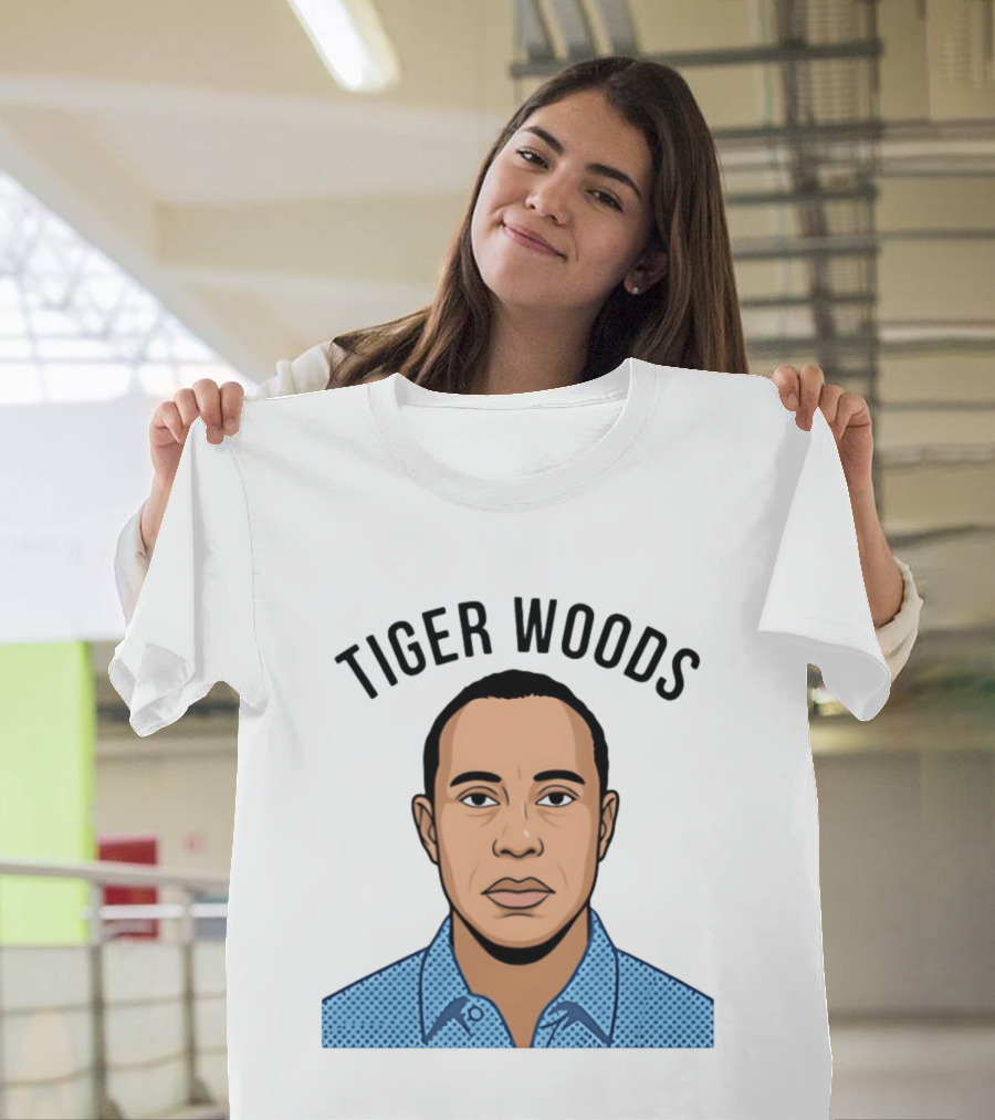 Tiger Woods Shot Caricature 2026 T-Shirt