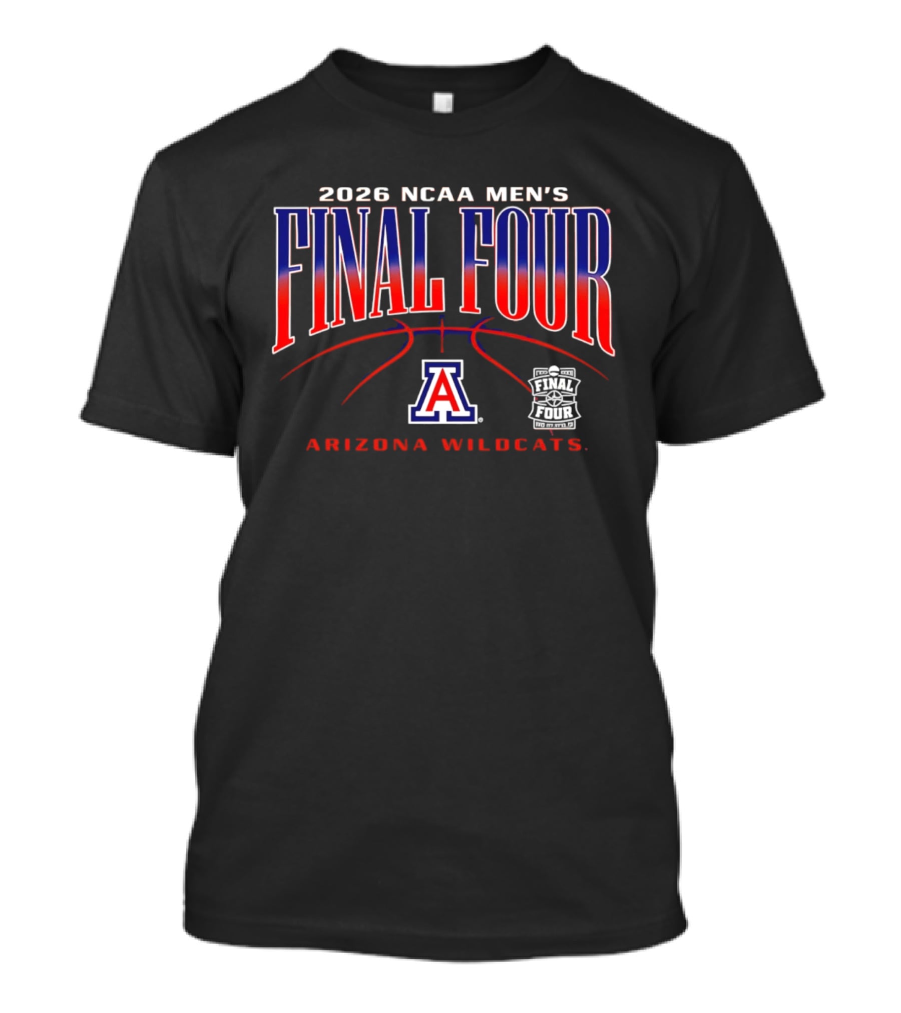 2026 NCAA Men's Final Four Arizona Wildcats March Madness T-Shirt