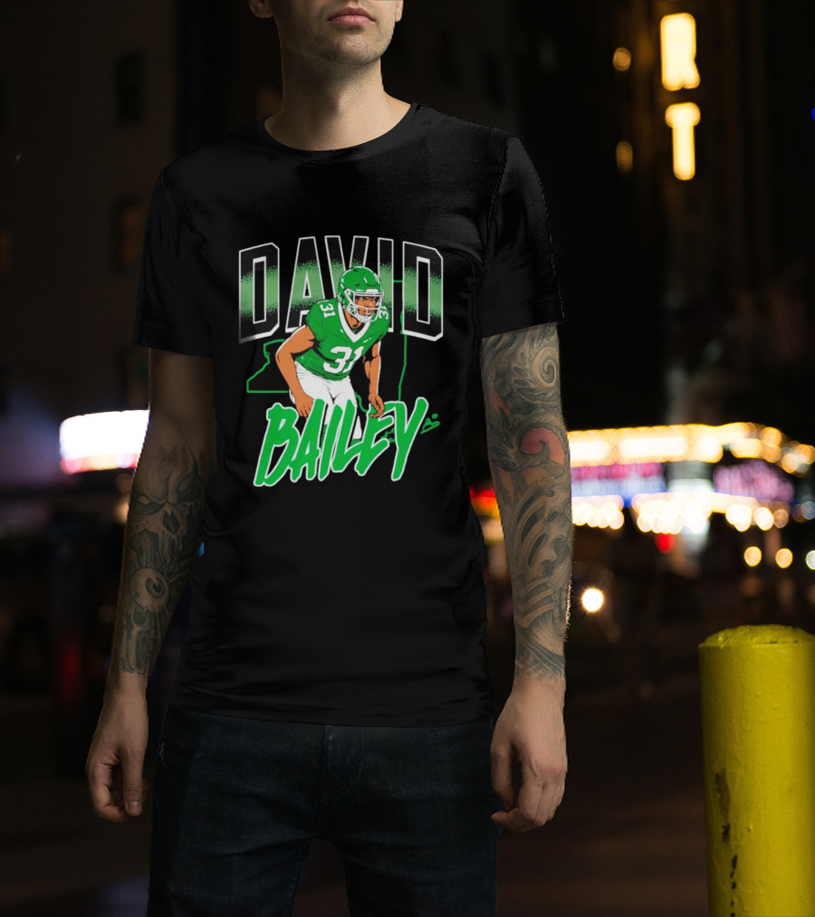 David Bailey New York Jets Football Number 31 Athletics T-Shirt