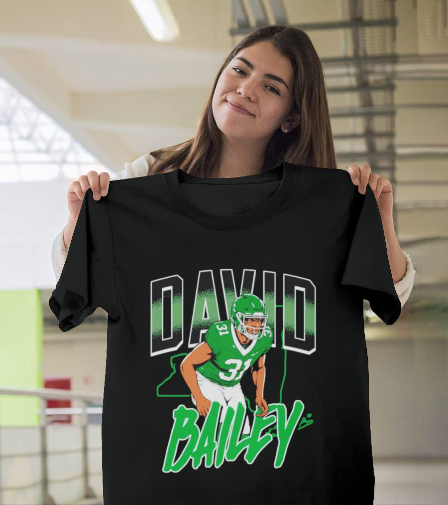 David Bailey New York Jets Football Number 31 Athletics T-Shirt