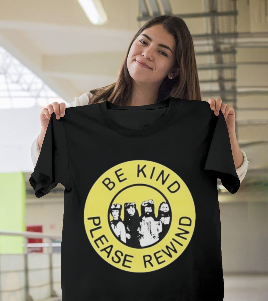 Be Kind Please Rewind Puppet Combo Yellow Circle T-Shirt