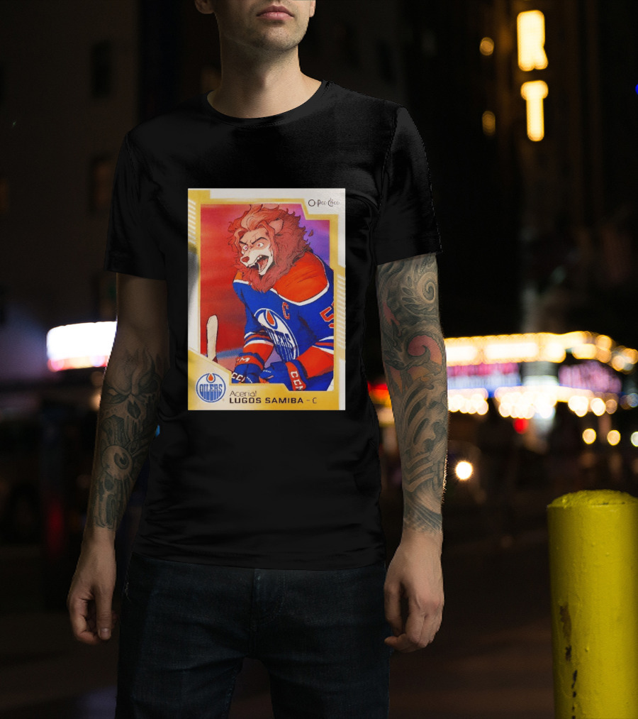 O Pee Chee Aceria Lugos Samiba C Edmonton Oilers T-Shirt