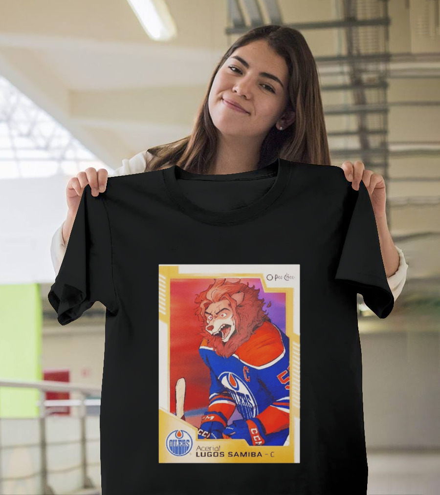 O Pee Chee Aceria Lugos Samiba C Edmonton Oilers T-Shirt