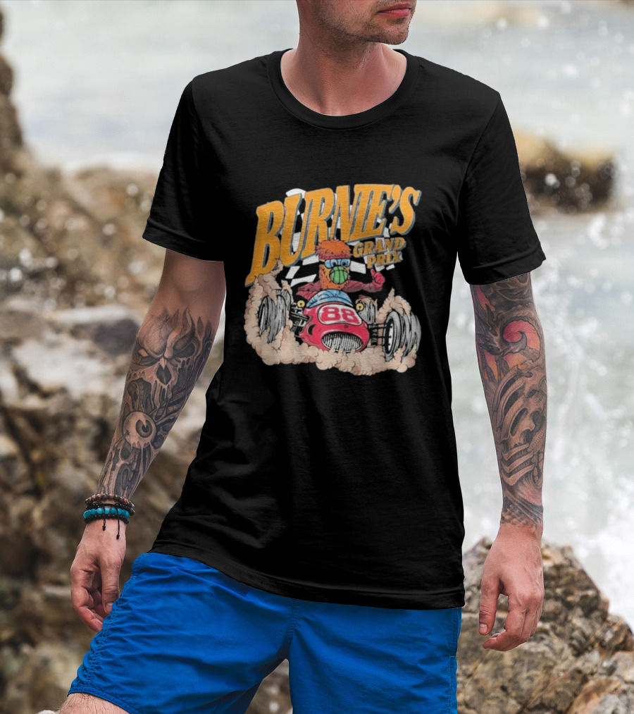 Burnie's Grand Prix Racing Miami Heat Court Culture 88 T-Shirt