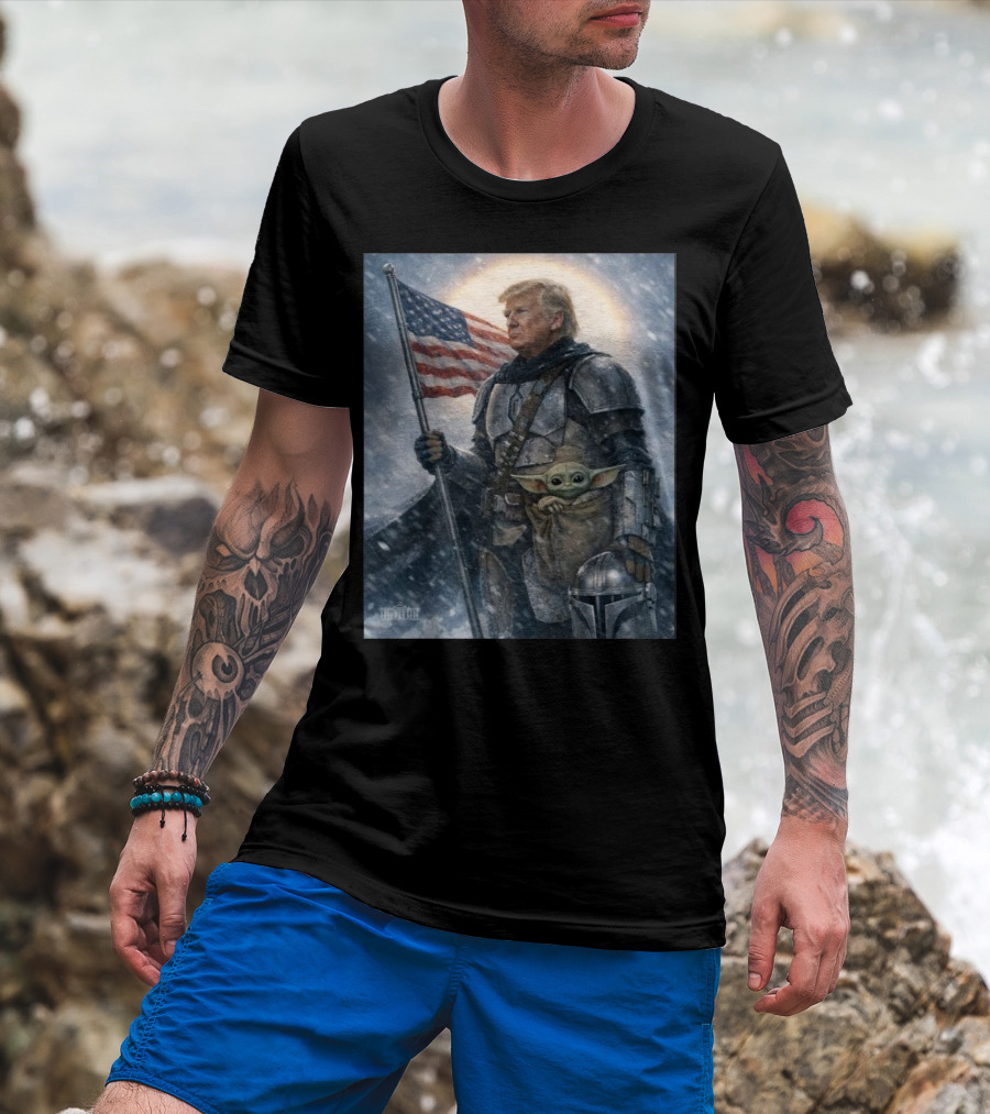 Happy Star Wars Day 2026 Donald Trump Grogu May The 4th Be With You The Mandalorian Star Wars Grogu T-Shirt