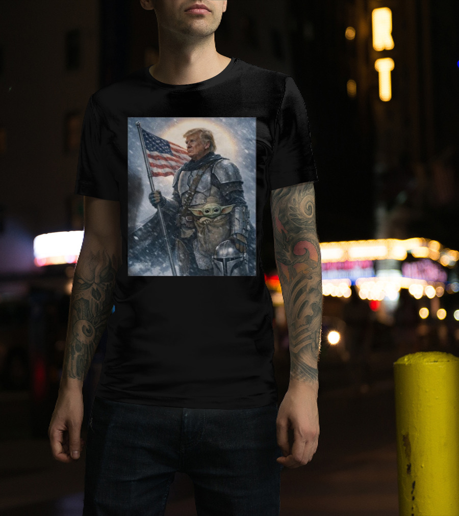 Happy Star Wars Day 2026 Donald Trump Grogu May The 4th Be With You The Mandalorian Star Wars Grogu T-Shirt