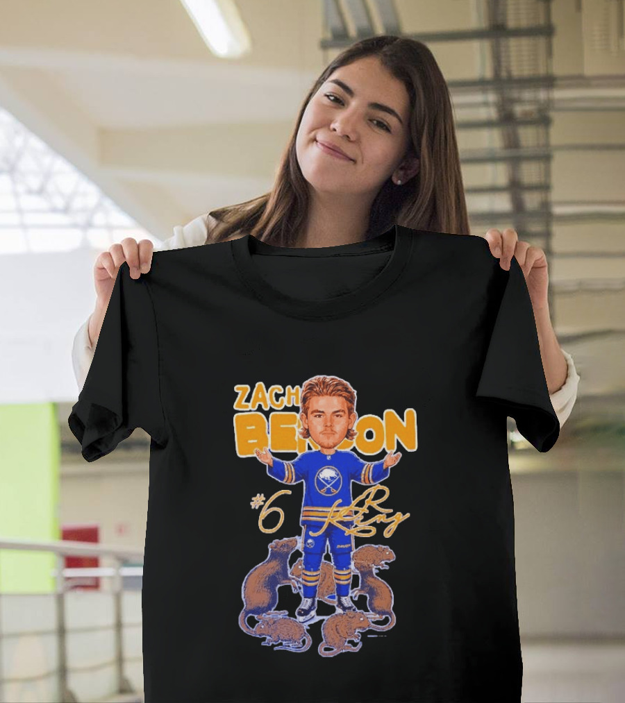 Zach Benson Buffalo Sabres Rat King #6 T-Shirt