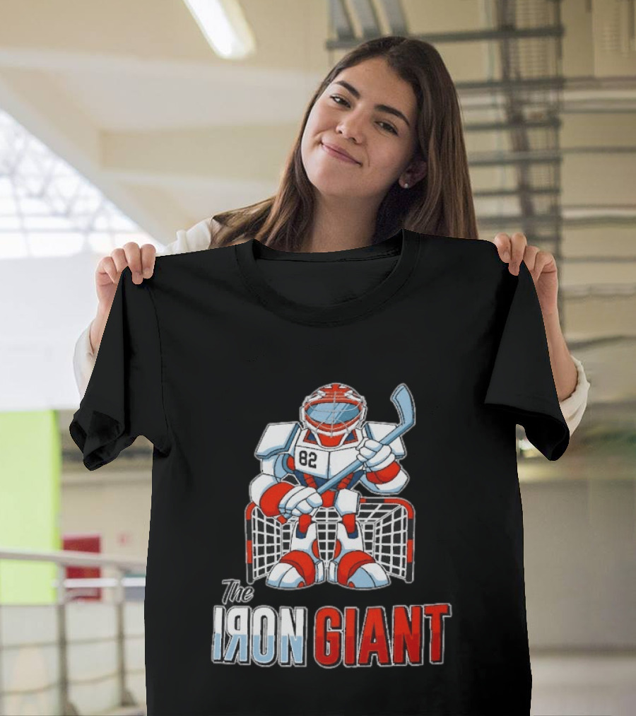 The Iron Giant Hockey Goalie Robot 82 T-Shirt