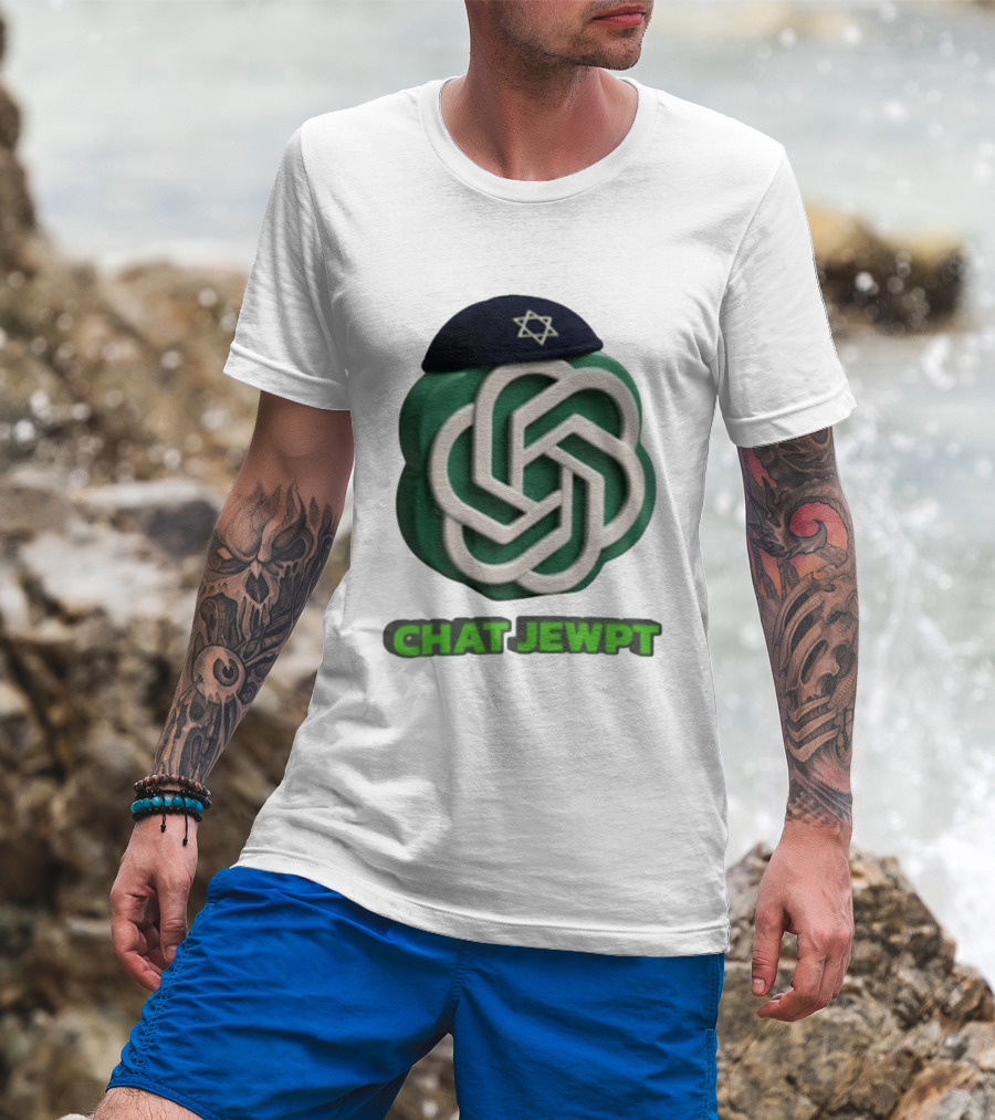 Chat JewPT Symbol With Star On Cap T-Shirt