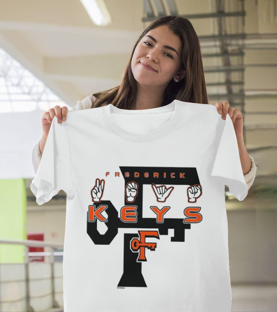Frederick Keys Deaf Awareness 2026 Frederick Keys Logo Sign Language T-Shirt
